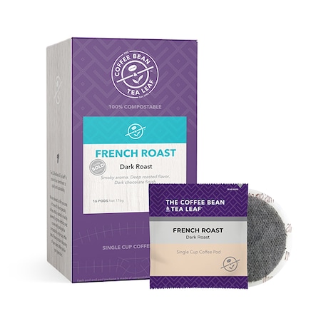 Coffee Bean & Tea Leaf French Roast, Soft Coffee Pods, PK96 PK 019120